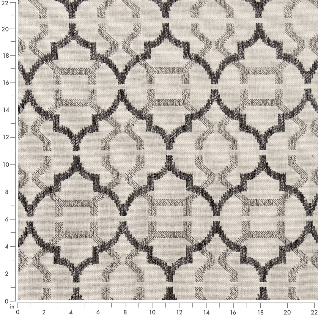 F300-185 Abstract & Geometric nan Grey & Silver Performance Colors