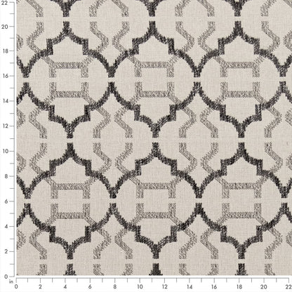 F300-185 Abstract & Geometric nan Grey & Silver Performance Colors