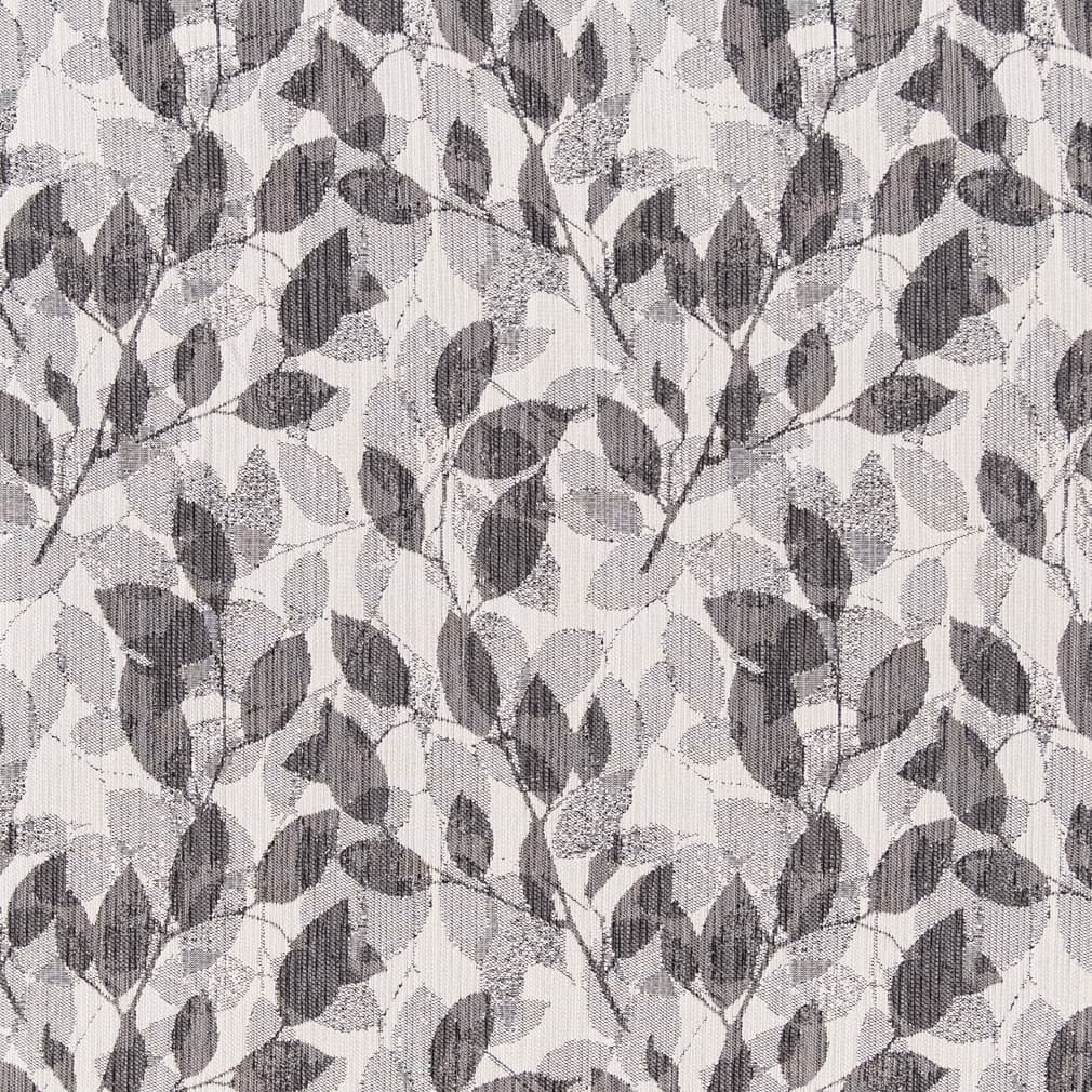 F300-188 Abstract & Geometric,Leaves nan Grey & Silver Performance Colors