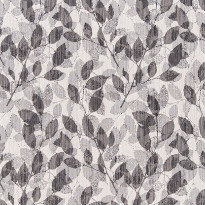 F300-188 Abstract & Geometric,Leaves nan Grey & Silver Performance Colors