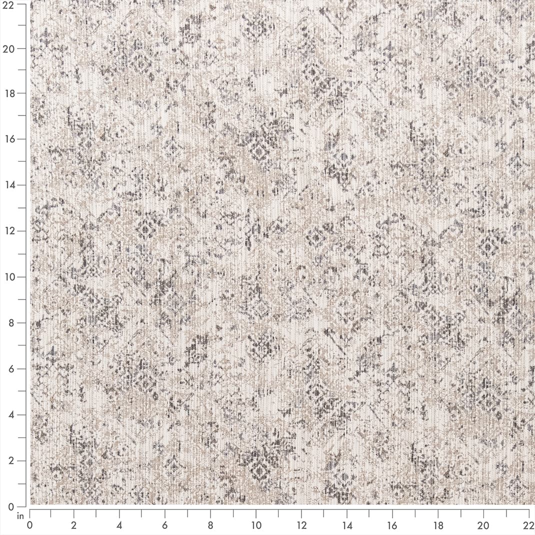 F300-189 Abstract & Geometric nan Beige & Taupe,Grey & Silver Performance Colors