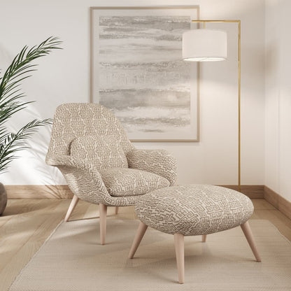 F300-193 Abstract & Geometric,Greek Key nan Beige & Taupe Performance Colors
