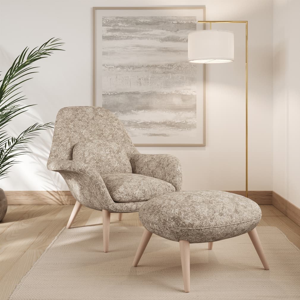 F300-195 Abstract & Geometric nan Beige & Taupe Performance Colors
