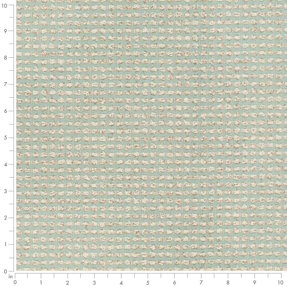 F300-216 Abstract & Geometric,Small Scale nan Aqua & Teal Performance Colors