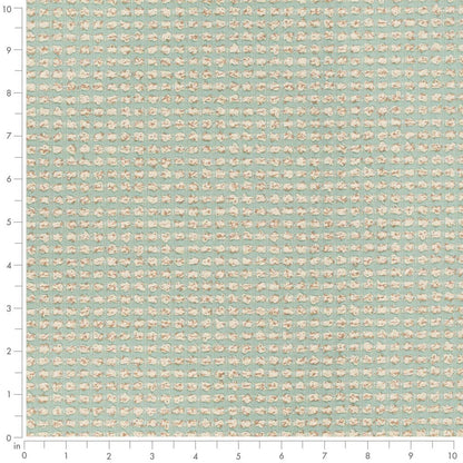 F300-216 Abstract & Geometric,Small Scale nan Aqua & Teal Performance Colors