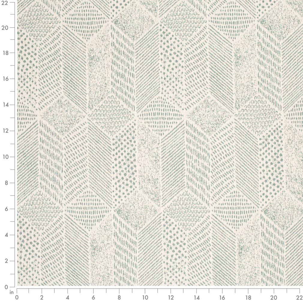 F300-225 Abstract & Geometric nan Aqua & Teal Performance Colors
