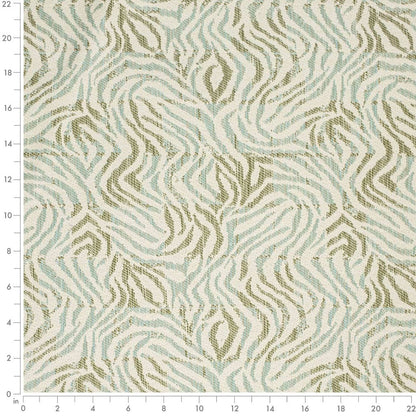 F300-226 Abstract & Geometric,Animal Print nan Aqua & Teal,Green Performance Colors