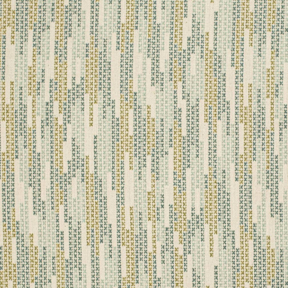 F300-227 Abstract & Geometric Aqua & Teal,Green Charlotte Fabrics Woven Patterns