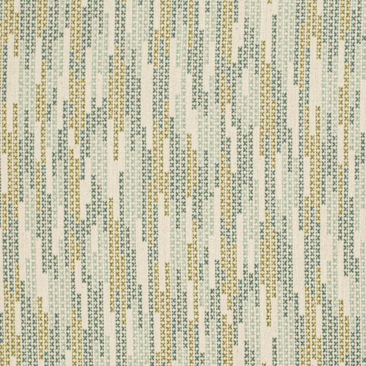 F300-227 Abstract & Geometric Aqua & Teal,Green Charlotte Fabrics Woven Patterns