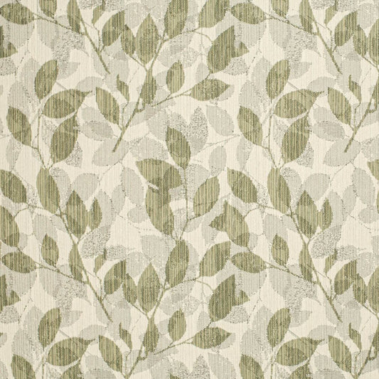 F300-228 Abstract & Geometric,Leaves Green Charlotte Fabrics Woven Patterns