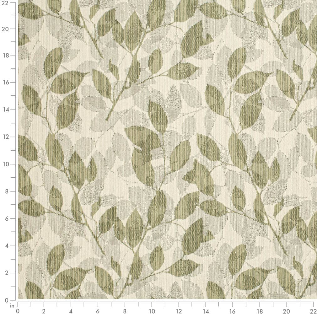 F300-228 Abstract & Geometric,Leaves nan Green Performance Colors