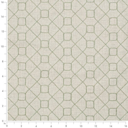F300-229 Abstract & Geometric nan Green Performance Colors