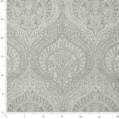 F300-238 Abstract & Geometric,Damask nan Aqua & Teal Performance Colors