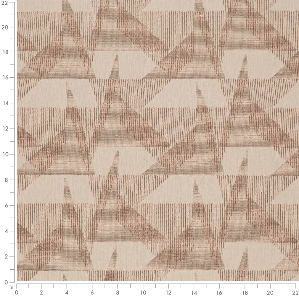 F300-240 Abstract & Geometric nan Orange & Rust Performance Colors