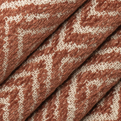 F300-242 Abstract & Geometric,Global nan Orange & Rust Performance Colors