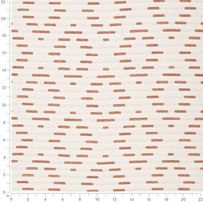 F300-243 Abstract & Geometric,Global nan Orange & Rust Performance Colors