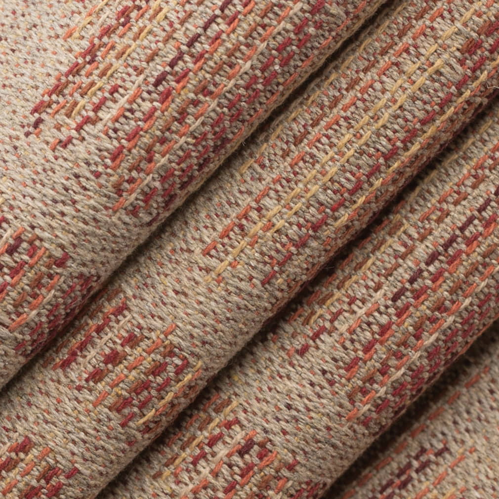 F300-248 Abstract & Geometric nan Orange & Rust Performance Colors