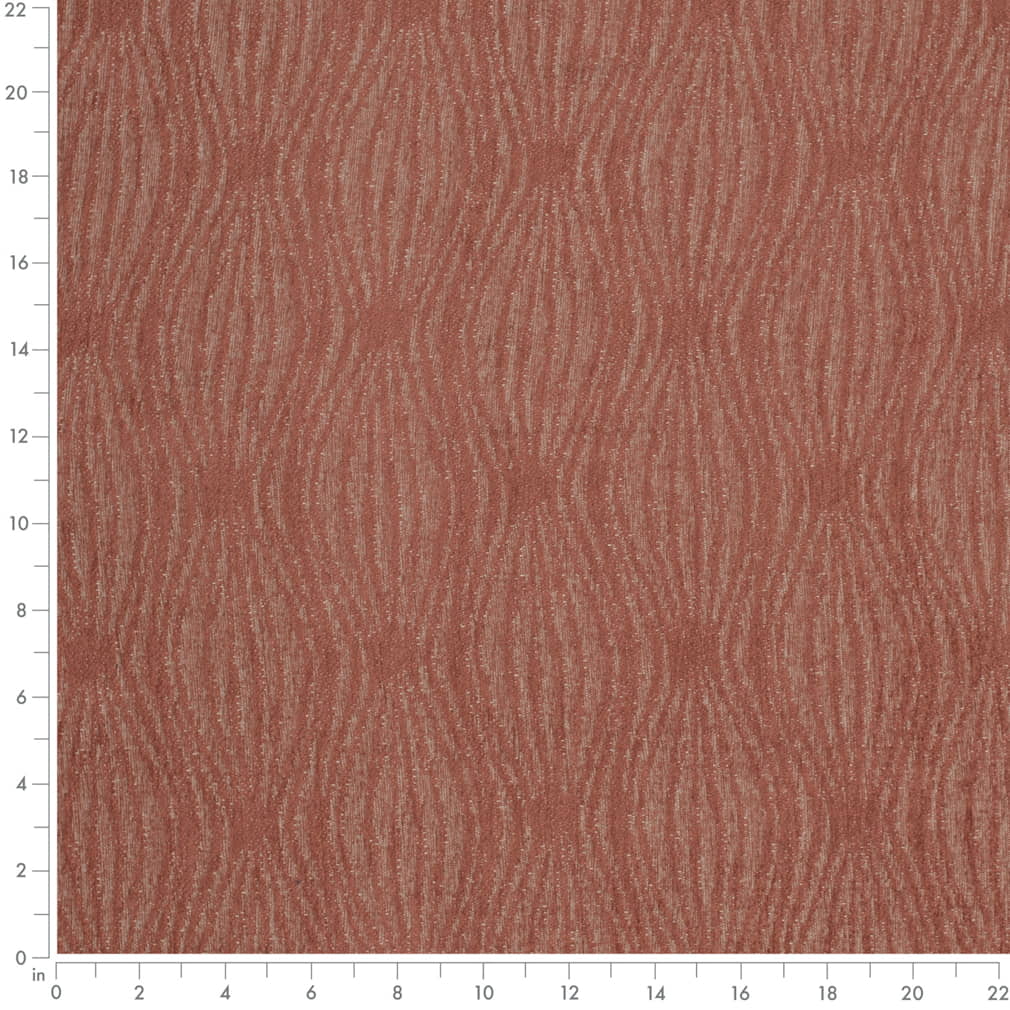 F300-249 Abstract & Geometric nan Orange & Rust Performance Colors