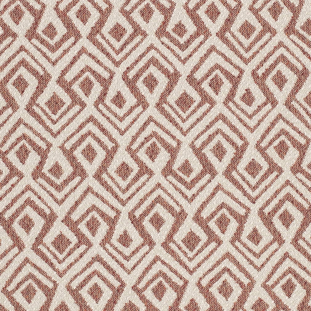 F300-251 Abstract & Geometric,Global Orange & Rust Charlotte Fabrics Woven Patterns