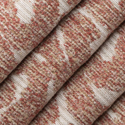 F300-253 Abstract & Geometric,Global nan Orange & Rust Performance Colors