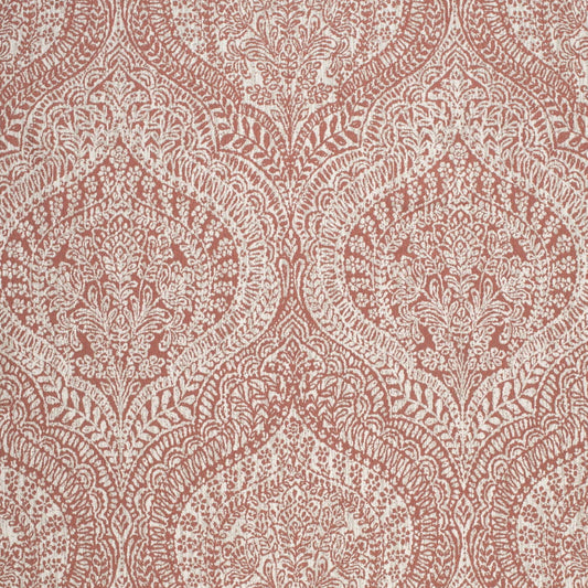 F300-255 Damask Orange & Rust Charlotte Fabrics Woven Patterns