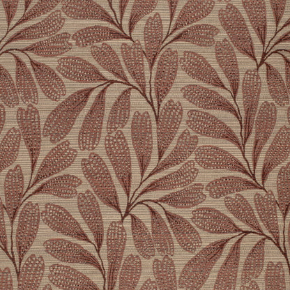 F300-256 Abstract & Geometric,Leaves nan Orange & Rust Performance Colors
