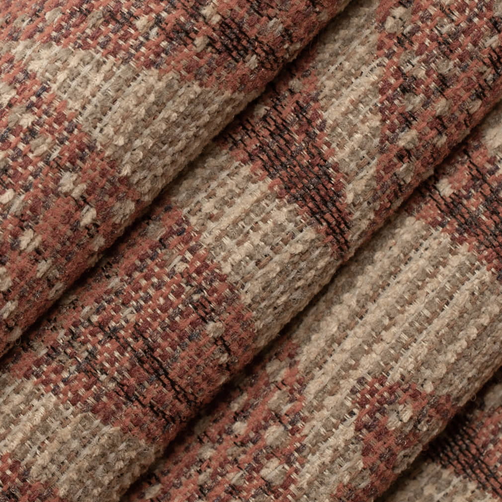 F300-256 Abstract & Geometric,Leaves nan Orange & Rust Performance Colors