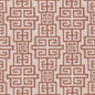 F300-258 Abstract & Geometric,Greek Key nan Orange & Rust Performance Colors