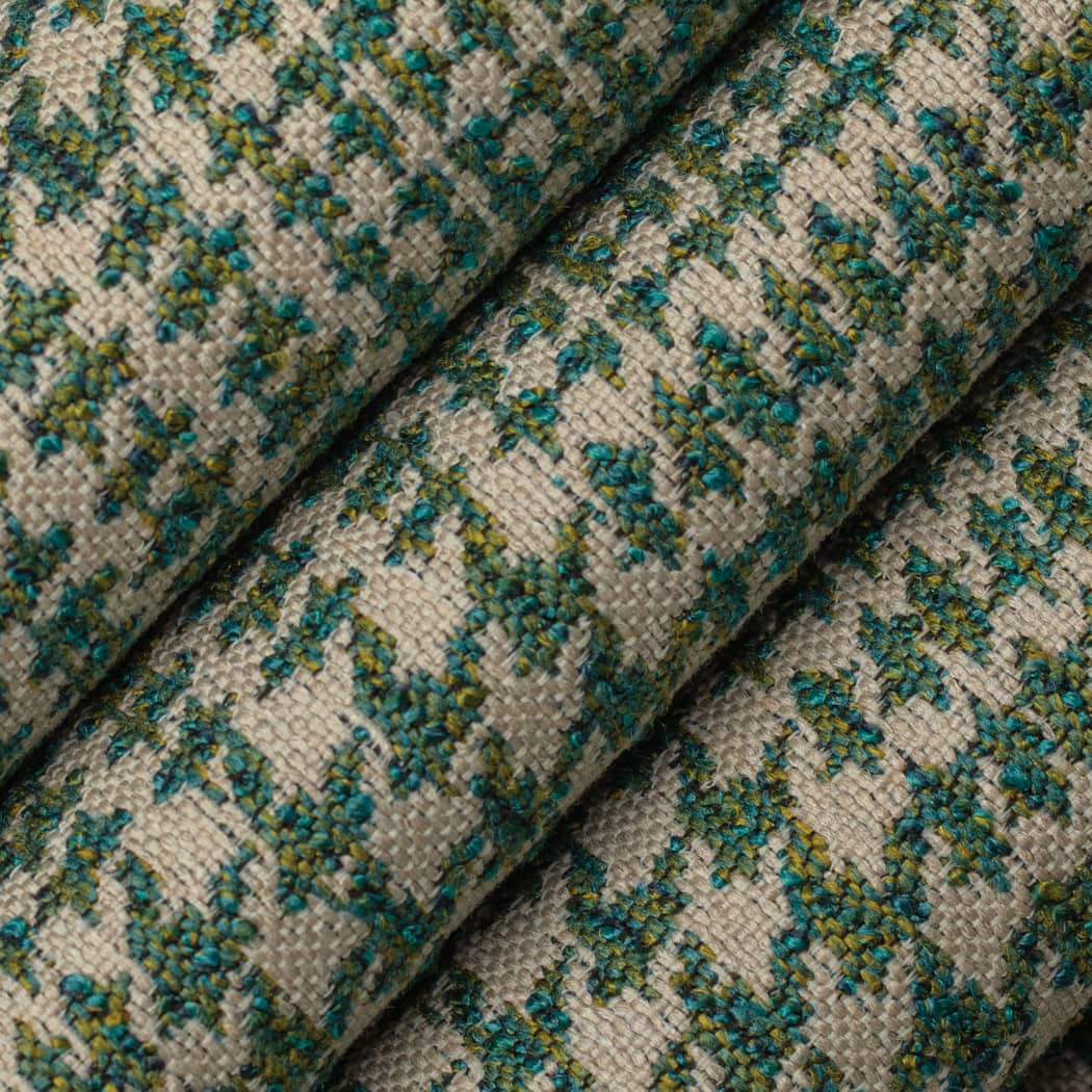 F300-262 Abstract & Geometric,Check & Houndstooth,Plaid nan Aqua & Teal,Green Performance Colors