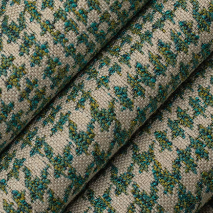 F300-262 Abstract & Geometric,Check & Houndstooth,Plaid nan Aqua & Teal,Green Performance Colors