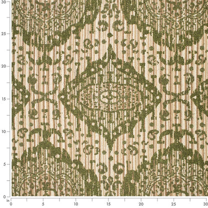 F300-266 Abstract & Geometric,Global nan Green Performance Colors