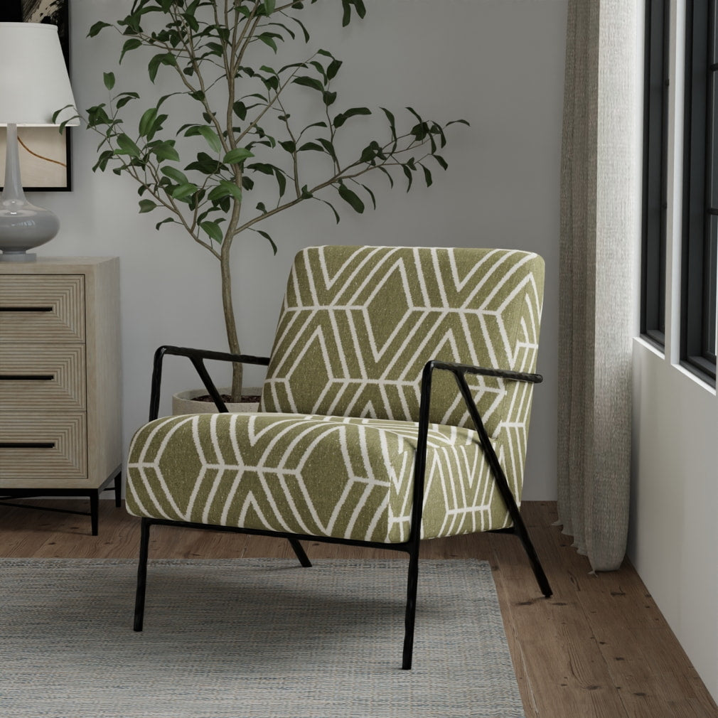 F300-270 Abstract & Geometric nan Green Performance Colors