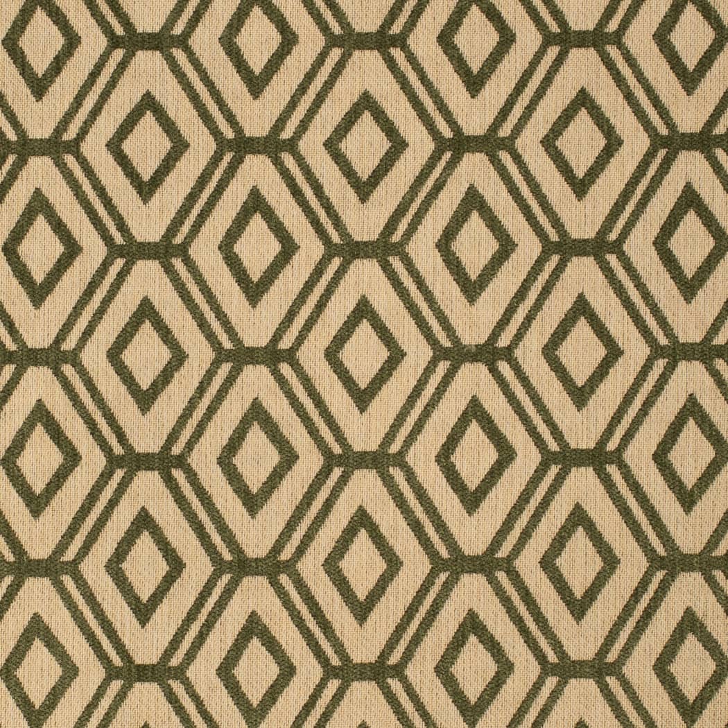F300-271 Abstract & Geometric Green Charlotte Fabrics Woven Patterns