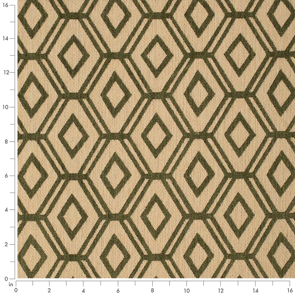 F300-271 Abstract & Geometric nan Green Performance Colors