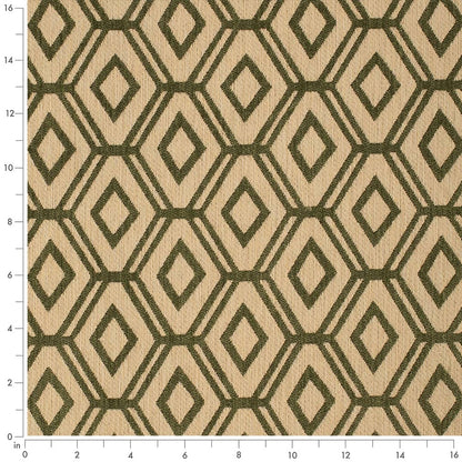 F300-271 Abstract & Geometric nan Green Performance Colors