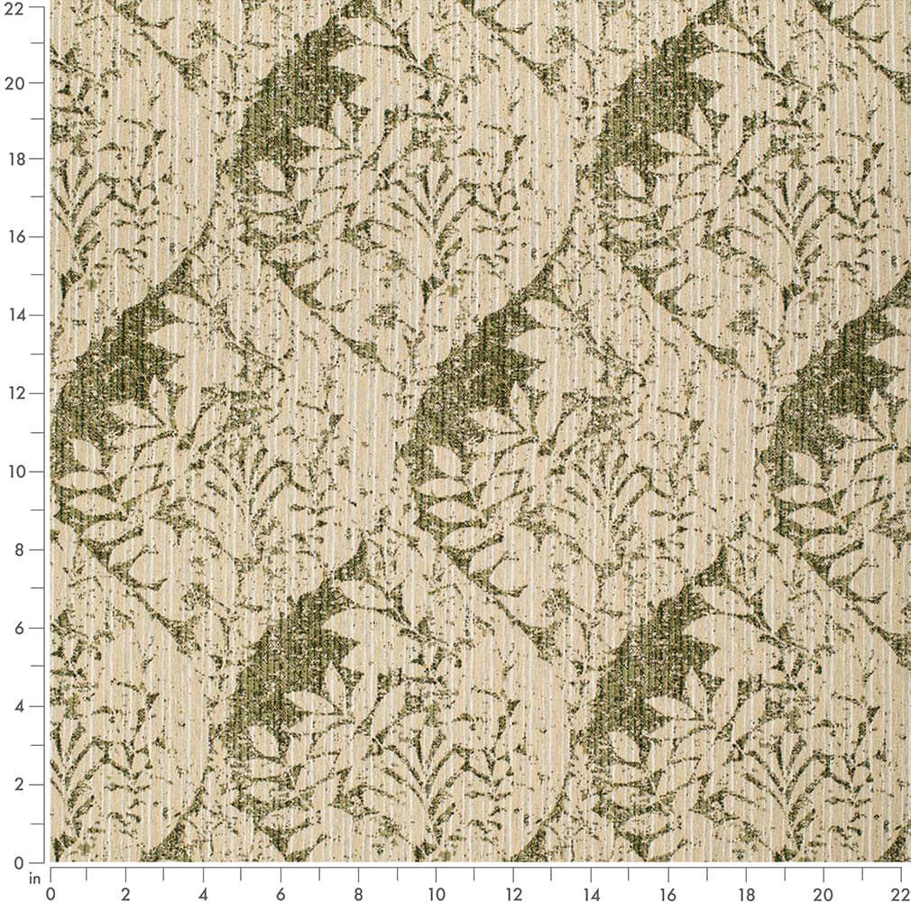 F300-274 Abstract & Geometric,Leaves nan Green Performance Colors