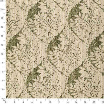 F300-274 Abstract & Geometric,Leaves nan Green Performance Colors
