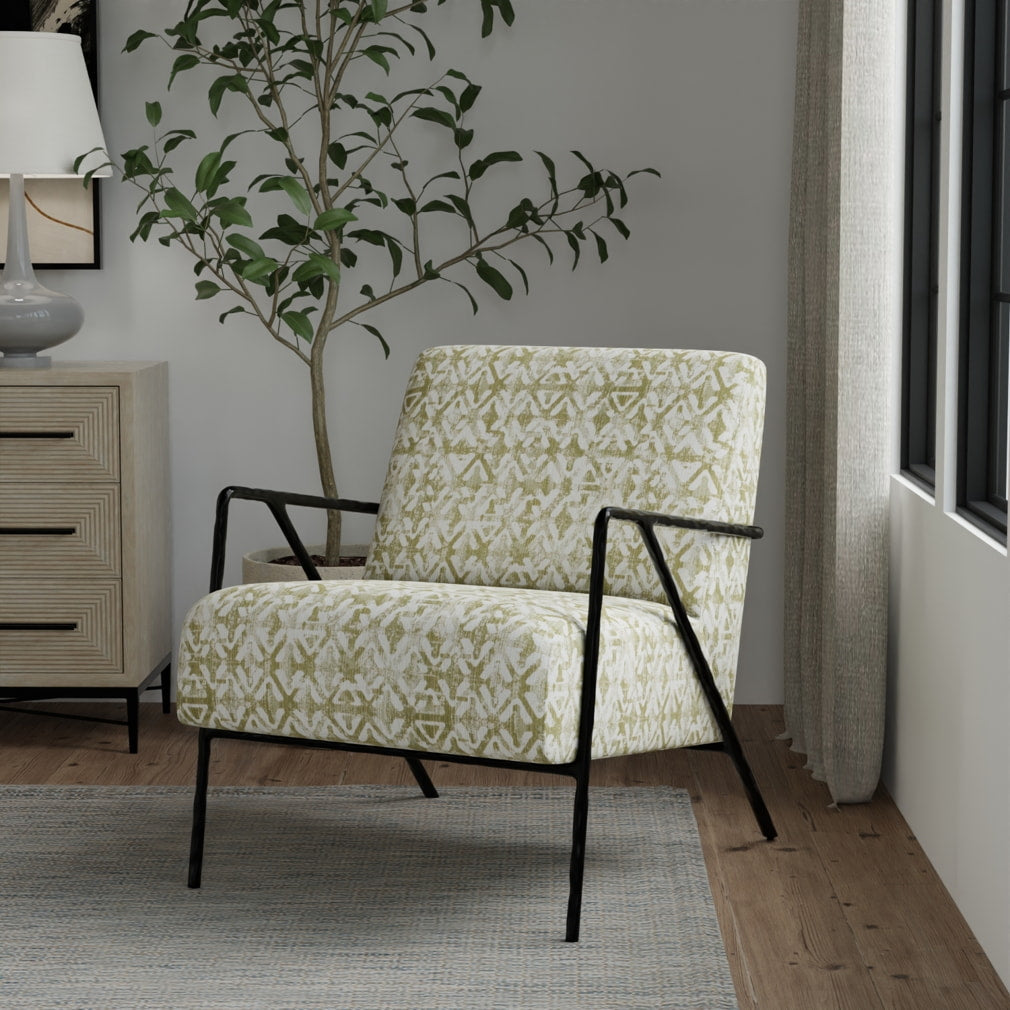 F300-281 Abstract & Geometric nan Green Performance Colors