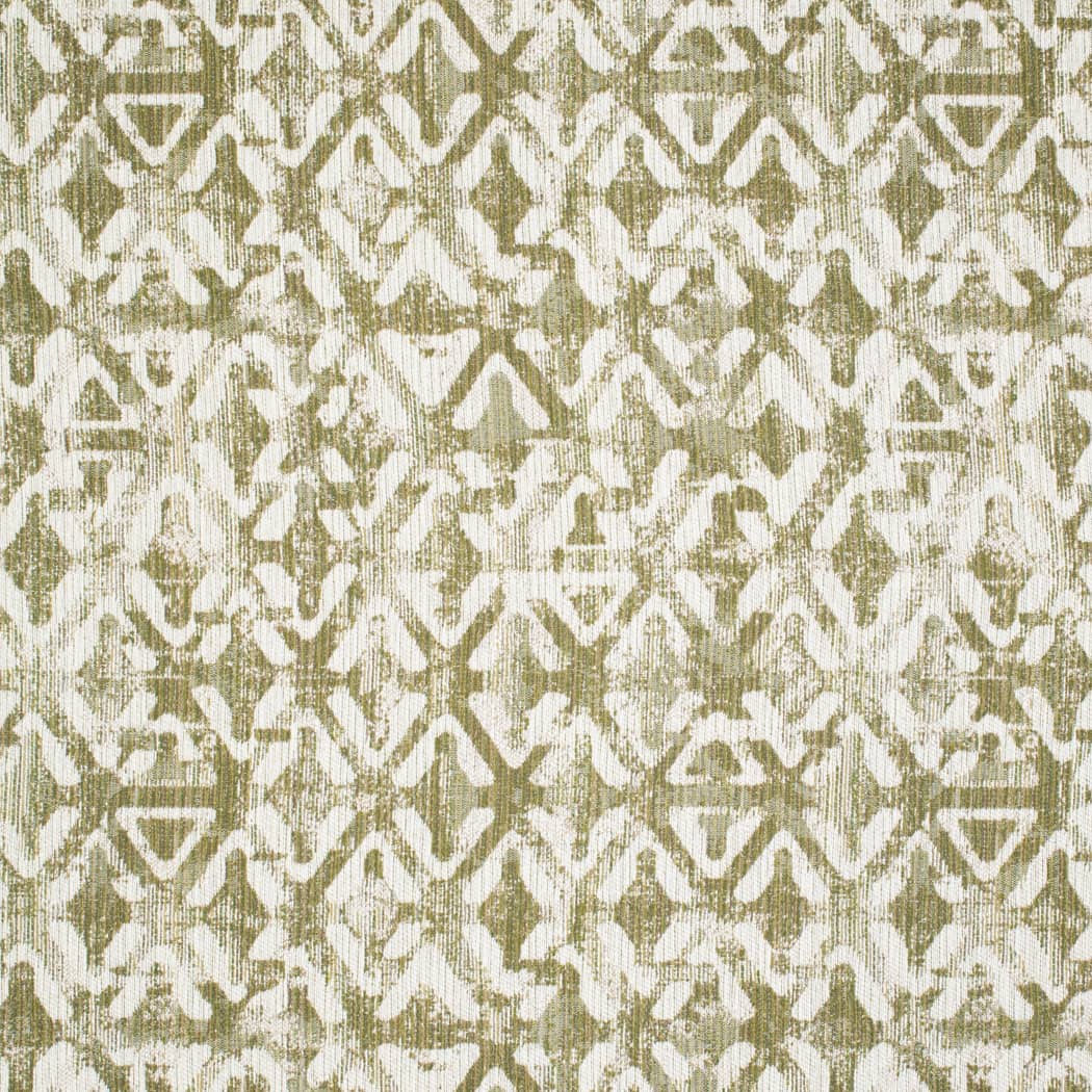 F300-281 Abstract & Geometric Green Charlotte Fabrics Woven Patterns