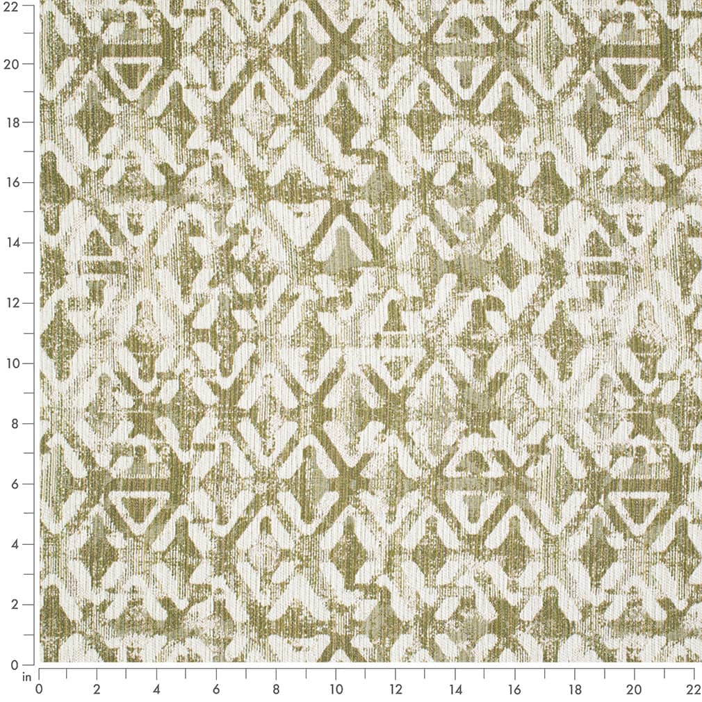 F300-281 Abstract & Geometric nan Green Performance Colors