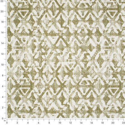 F300-281 Abstract & Geometric nan Green Performance Colors