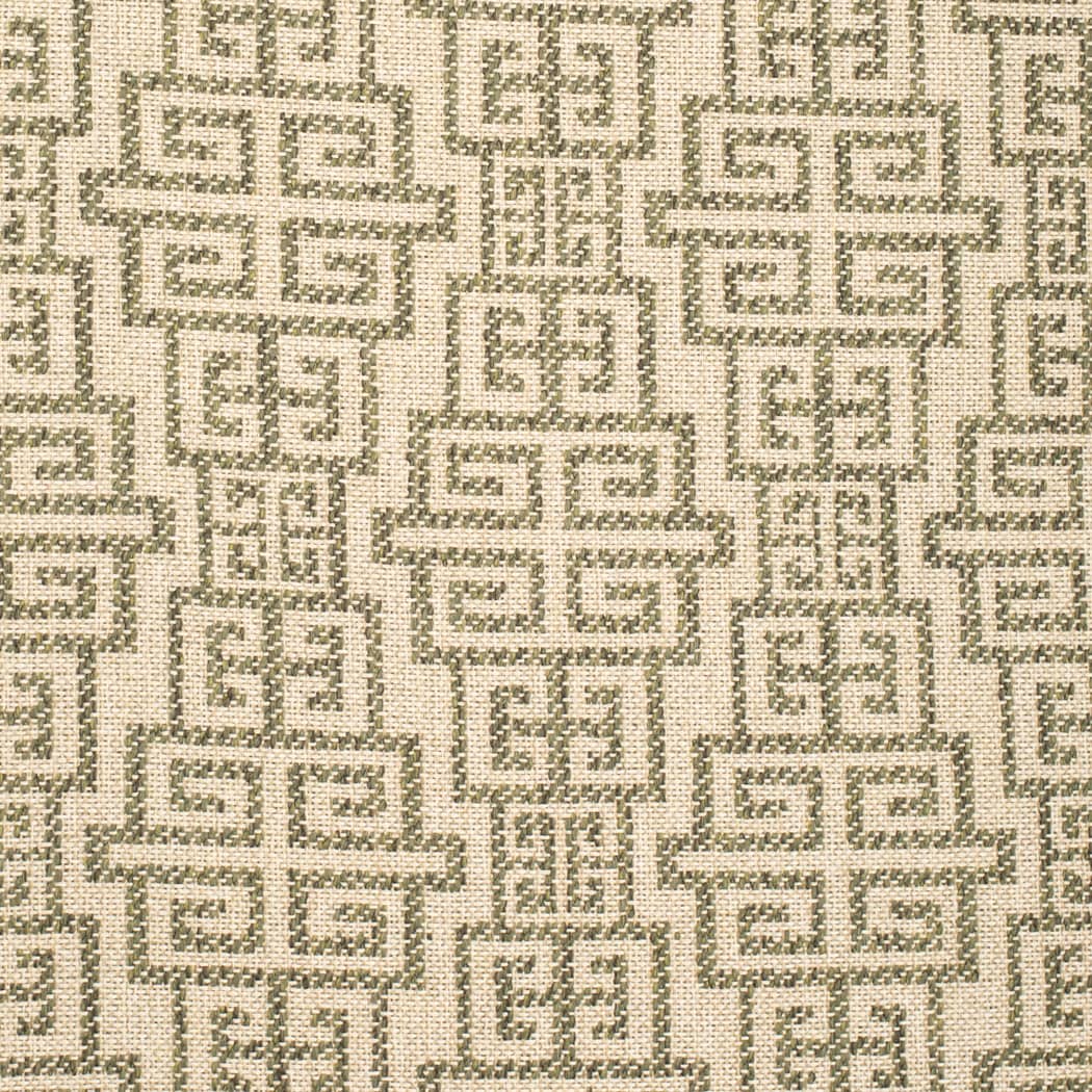 F300-282 Abstract & Geometric,Greek Key nan Green Performance Colors