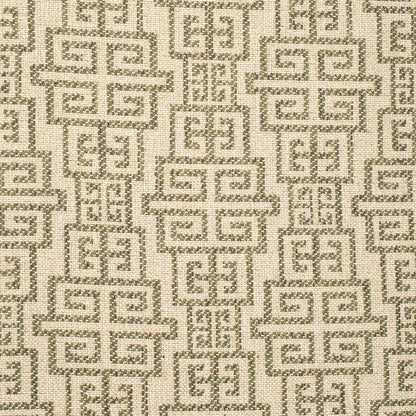 F300-282 Abstract & Geometric,Greek Key nan Green Performance Colors