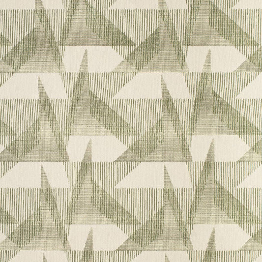 F300-284 Abstract & Geometric Green Charlotte Fabrics Woven Patterns
