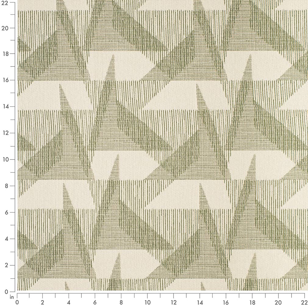 F300-284 Abstract & Geometric nan Green Performance Colors