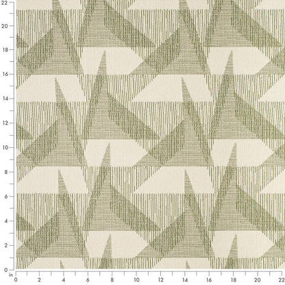 F300-284 Abstract & Geometric nan Green Performance Colors