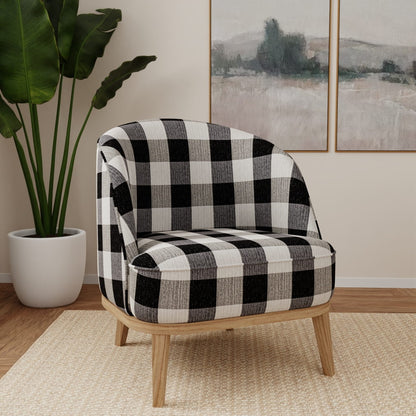 F300-291 Plaid nan Black Performance Colors
