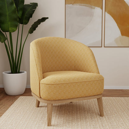 F300-295 Abstract & Geometric,Small Scale nan Gold & Yellow Performance Colors