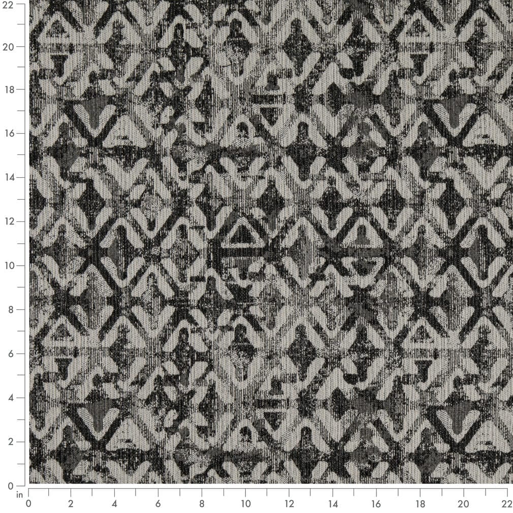 F300-312 Abstract & Geometric,Global nan Black,Grey & Silver Performance Colors