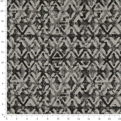 F300-312 Abstract & Geometric,Global nan Black,Grey & Silver Performance Colors